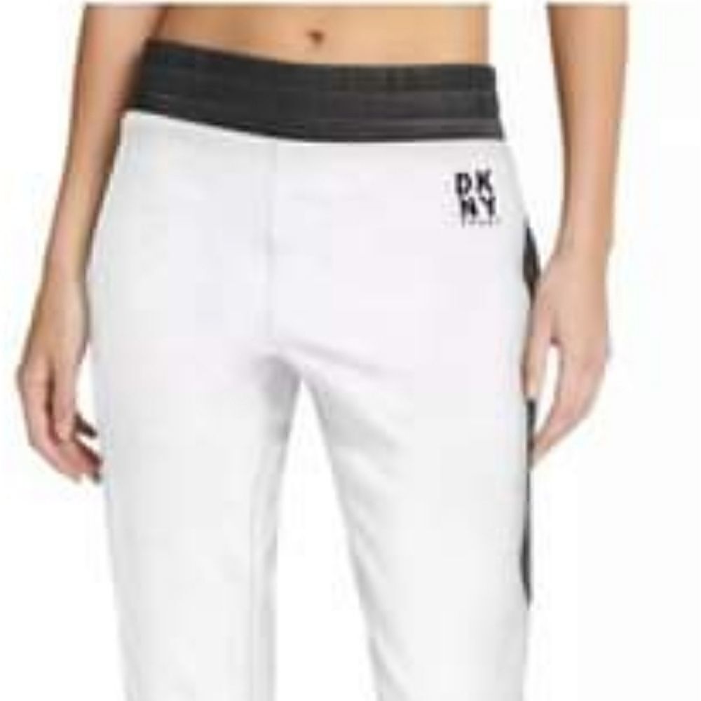 DKNY Womens Relaxed-leg Fleece Joggers